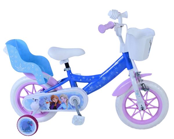 Disney Frozen Kinderfiets - Meisjes - 12 inch - Blauw
