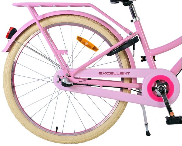 Volare Excellent Kinderfiets - Meisjes - 24 inch - Roze - 3 Versnellingen