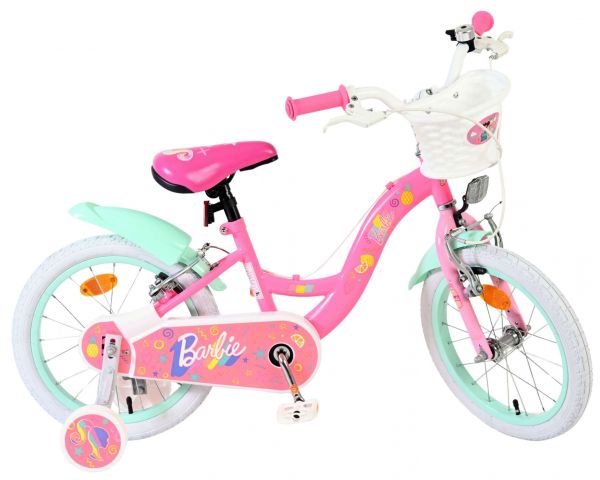 Barbie Kinderfiets - Meisjes - 16 inch - Roze - Twee handremmen
