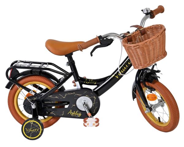Volare Ashley Kinderfiets - Meisjes - 12 inch - Zwart