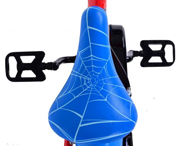 Spider-Man Kinderfiets - Jongens - 12 inch - Blauw/Rood - Twee handremmen