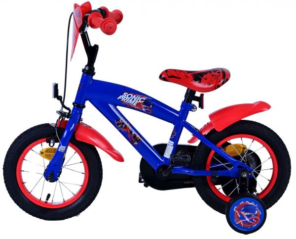 Sonic Prime Kinderfiets - Jongens - 12 inch - Blauw Rood Sonic Prime Kinderfiets - Jongens - 12 inch - Blauw Rood