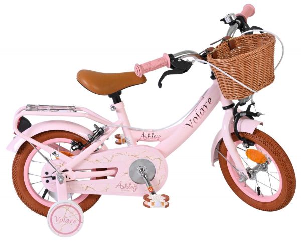 Volare Ashley Kinderfiets - Meisjes - 12 inch - Roze - Twee handremmen