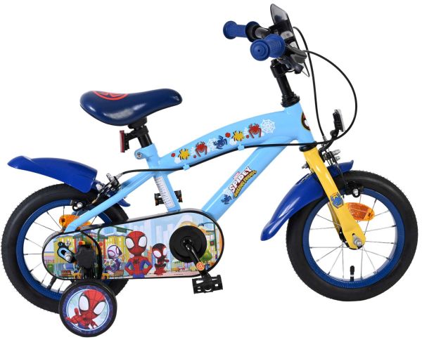 Spidey Kinderfiets - Jongens - 12 inch - Blauw - Twee handremmen