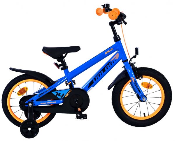 Volare Rocky Kinderfiets - Jongens - 14 inch - Blauw