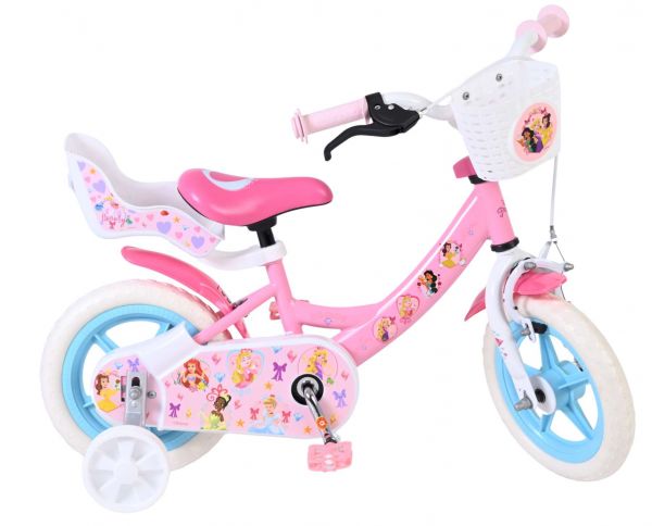 Disney Princess  Kinderfiets - Meisjes - Mag Wheels - 12 inch - Roze