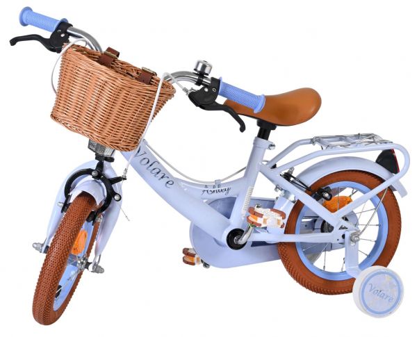 Volare Ashley Kinderfiets - Meisjes - 12 inch - Pastel Blauw - Twee handremmen