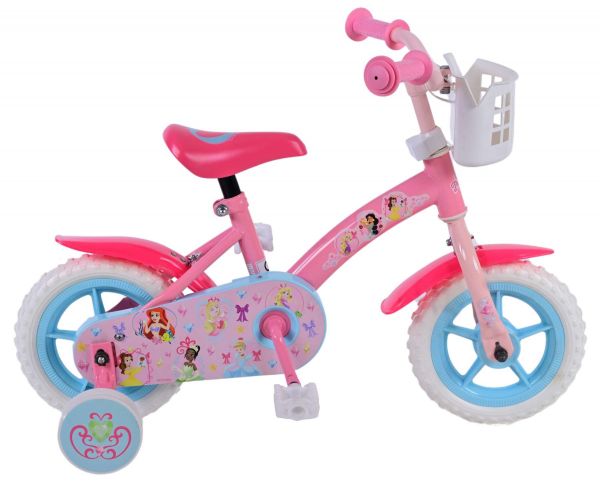 Disney Princess Kinderfiets - Meisjes - 10 inch - Roze - Doortrapper
