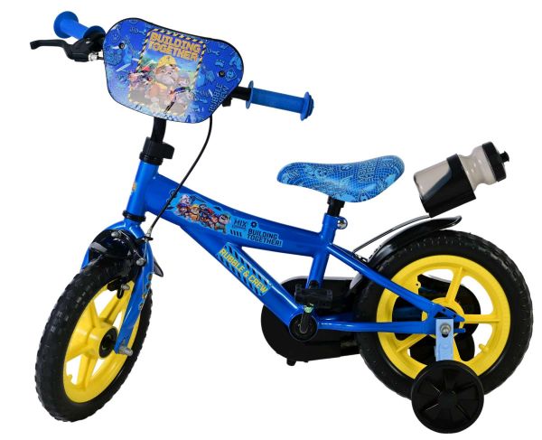 Paw Patrol - Rubble & Crew Kinderfiets - Jongens - Mag Wheels - 12 inch - Blauw