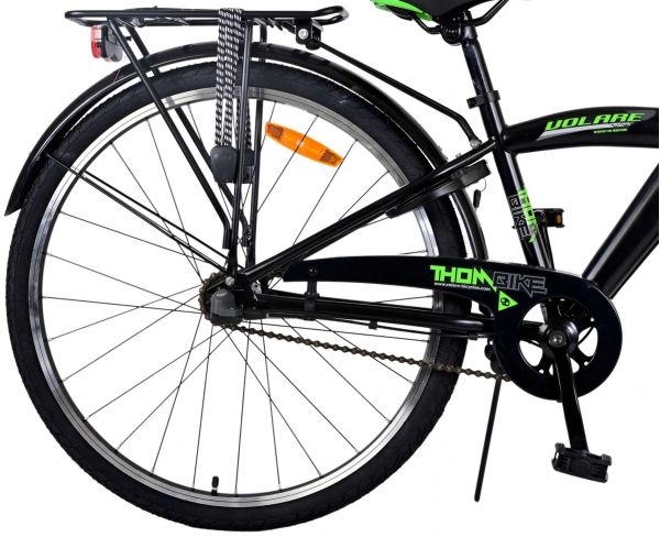 Volare Thombike Kinderfiets - Jongens - 26 inch - Zwart Groen - Shimano Nexus 3