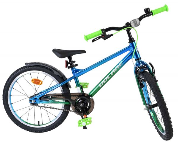 Volare Chrome Kinderfiets - Jongens - 18 inch - Blauw Groen