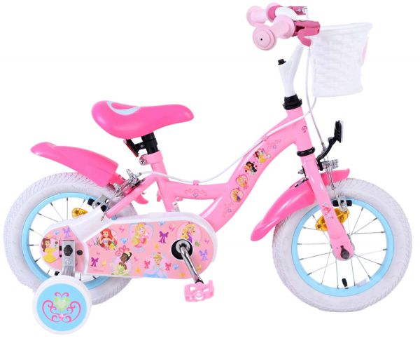 Magic Royals Kinderfiets - Meisjes - 12 inch - Roze - Twee Handremmen