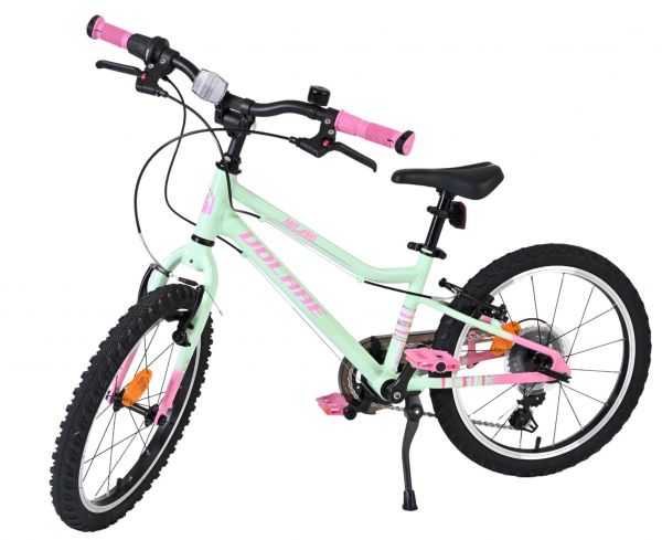 Volare Milano Kinderfiets - Meisjes - 18 inch - Mintgroen - 6 versnellingen