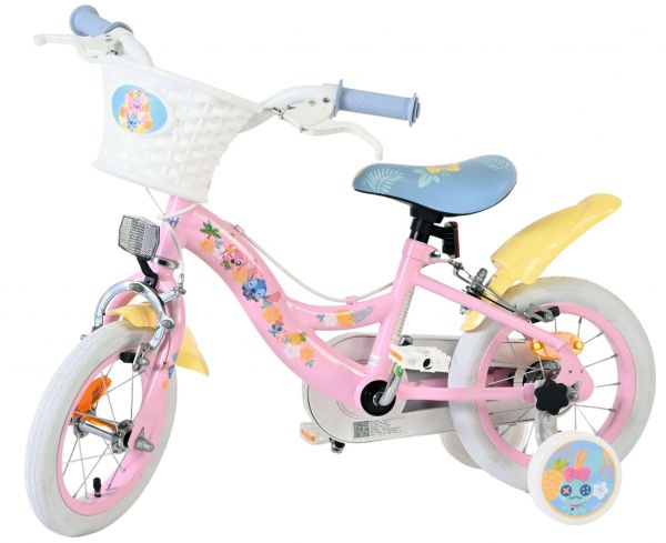 Koala Kinderfiets - Meisjes - 12 inch - Roze - Twee Handremmen