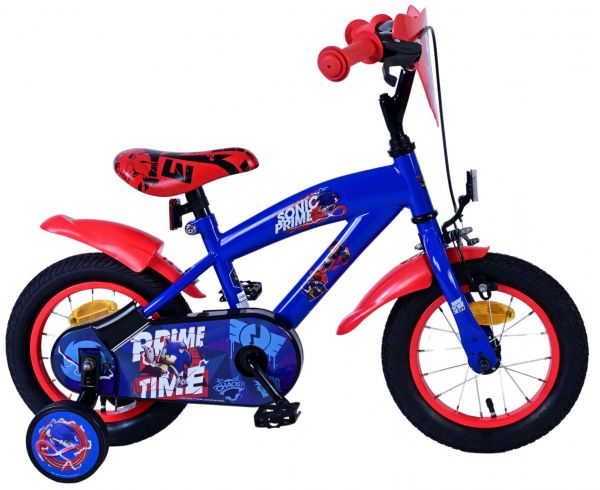 Turbo Crew Kinderfiets - Jongens - 12 inch - Blauw Rood