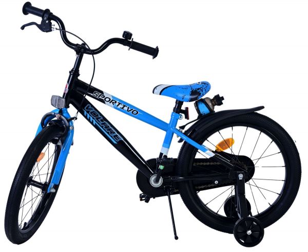 Volare Sportivo Kinderfiets - Jongens - 18 inch - Blauw Zwart