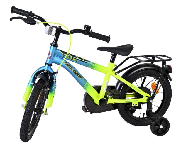 Volare Thombike Kinderfiets - Jongens - 14 inch - Blauw Geel