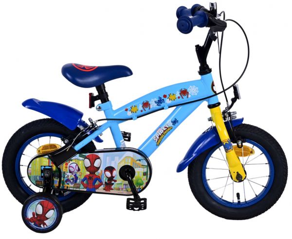 Spidey Kinderfiets - Jongens - 12 inch - Blauw - Twee handremmen