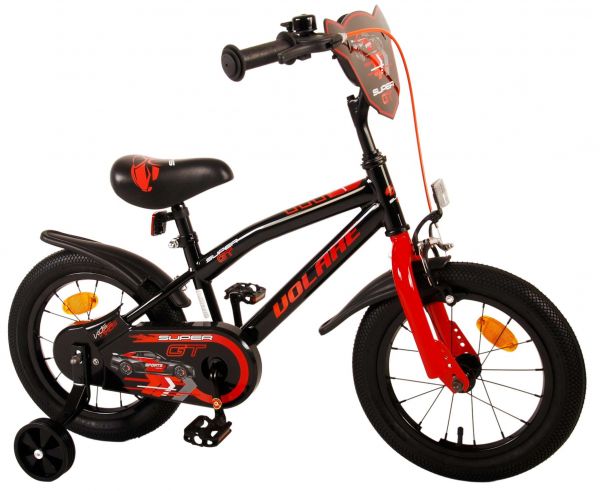 Volare Super GT Kinderfiets - Jongens - 14 inch - Rood Volare Super GT Kinderfiets - Jongens - 14 inch - Rood