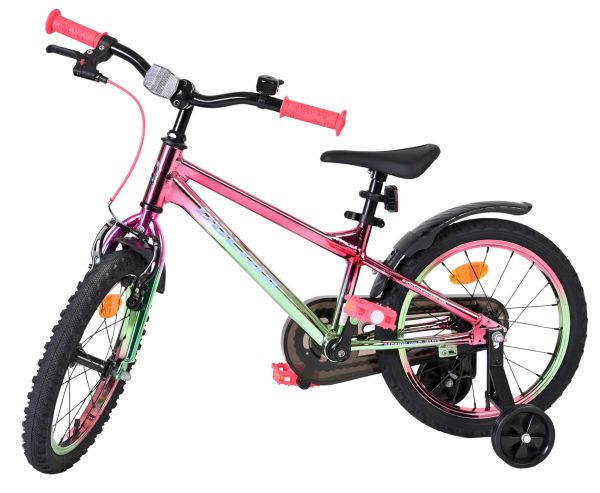 Volare Chrome Kinderfiets - Meisjes - 16 inch - Roze Groen