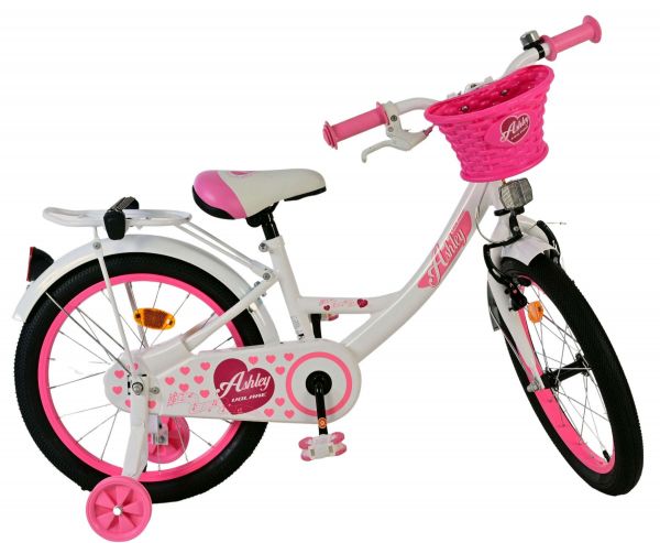 Volare Ashley Kinderfiets - Meisjes - 18 inch - Wit
