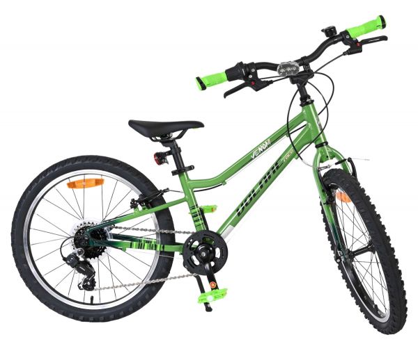 Volare Venom Kinderfiets - Jongens - 20 inch - Groen - 6 Speed - Twee handremmen