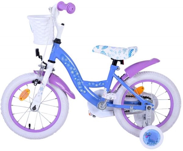 Disney Frozen 2 Kinderfiets - Meisjes - 14 inch - Blauw/Paars