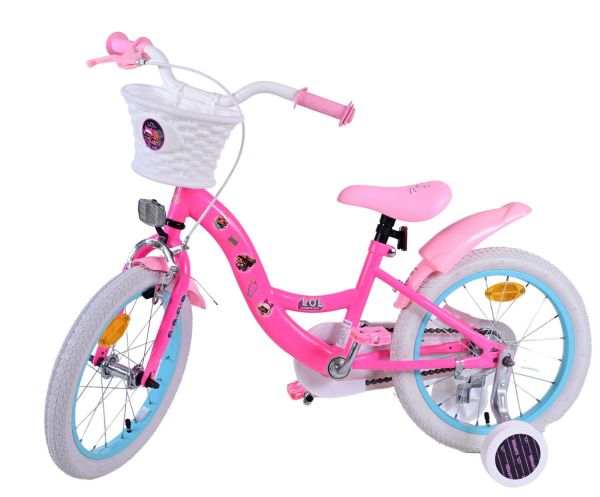 Dolls Kinderfiets - Meisjes - 16 inch - Roze