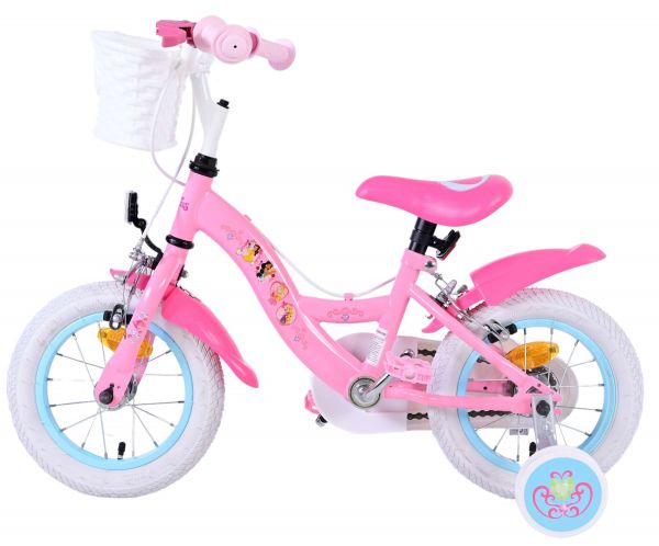 Magic Royals Kinderfiets - Meisjes - 12 inch - Roze - Twee Handremmen