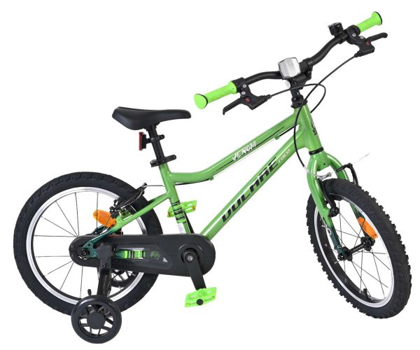 Volare Venom Kinderfiets - Jongens - 16 inch - Groen - Twee Handremmen