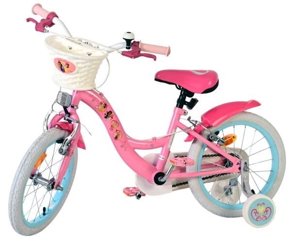 Disney Princess Kinderfiets - Meisjes - 16 inch - Roze - Twee Handremmen Disney Princess Kinderfiets - Meisjes - 16 inch - Roze - Twee Handremmen