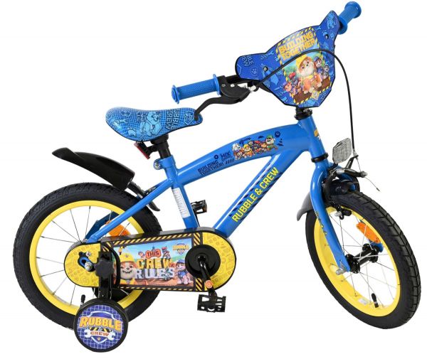 Paw Patrol -Rubble & Crew - Kinderfiets - Jongens - 14 inch - Blauw