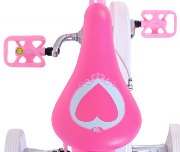 Magic Royals Kinderfiets - Meisjes - 12 inch - Roze - Twee Handremmen