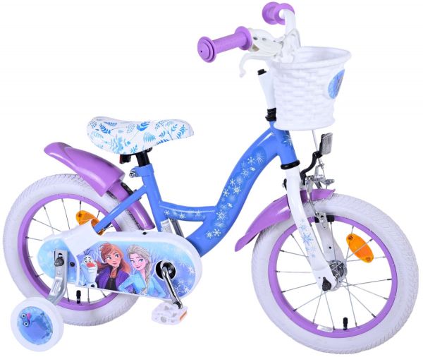 Disney Frozen 2 Kinderfiets - Meisjes - 14 inch - Blauw/Paars