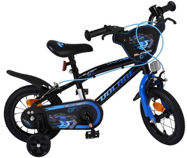 Volare Super GT Kinderfiets - Jongens - 12 inch - Blauw - Twee handremmen