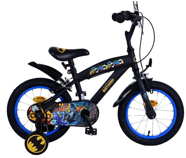 Batman Kinderfiets - Jongens - 14 inch - Zwart - Twee handremmen