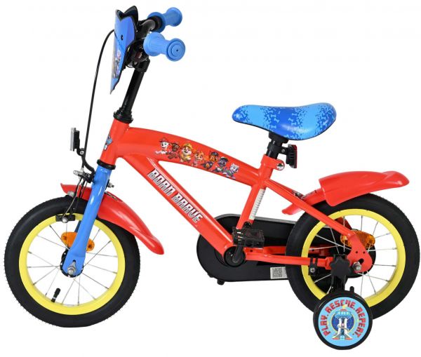 Paw Patrol Kinderfiets - Jongens - 12 inch - Rood/Blauw
