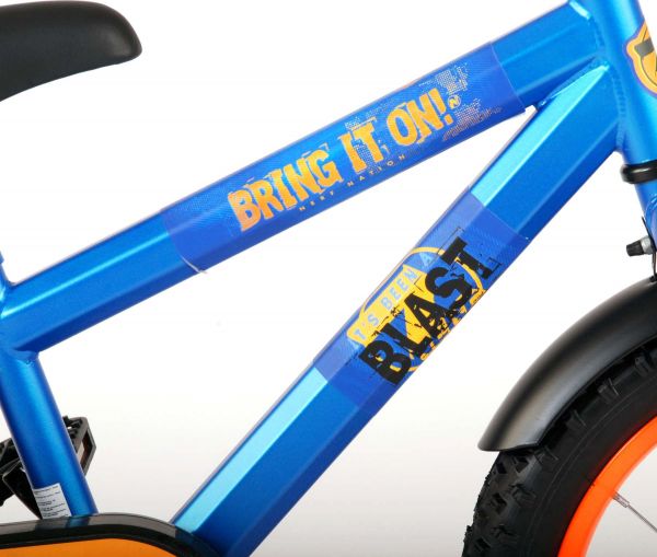 NERF Kinderfiets - Jongens - 16 inch - Satijn Blauw NERF Kinderfiets - Jongens - 16 inch - Satijn Blauw