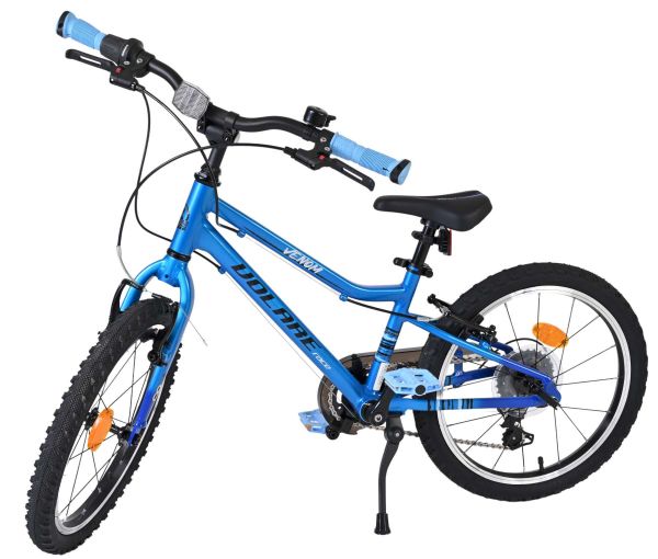Volare Venom Kinderfiets - Jongens - 18 inch - Blauw - 6 Speed - Twee handremmen