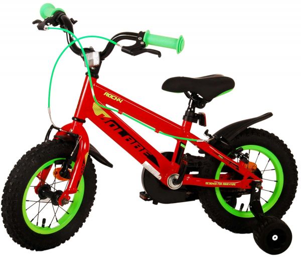 Volare Rocky Kinderfiets - Jongens - 12 inch - Rood
