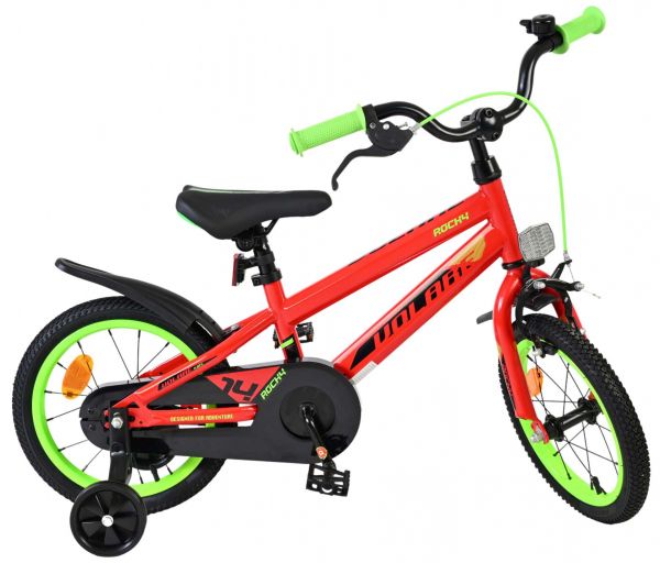 Volare Rocky Kinderfiets - Jongens - 14 inch - Rood