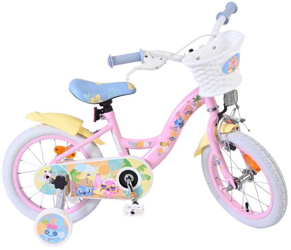 Disney Stitch Kinderfiets - Meisjes - 14 inch - Roze