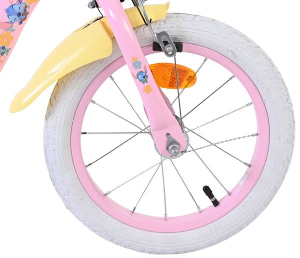 Disney Stitch Kinderfiets - Meisjes - 14 inch - Roze - Twee handremmen