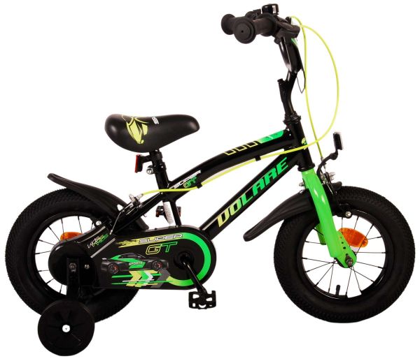 Volare Super GT Kinderfiets - Jongens - 12 inch - Groen - Twee handremmen