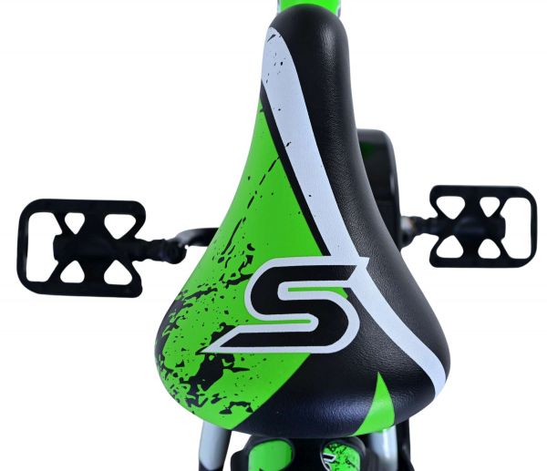 Volare Sportivo Kinderfiets - Jongens - 12 inch - Groen Zwart