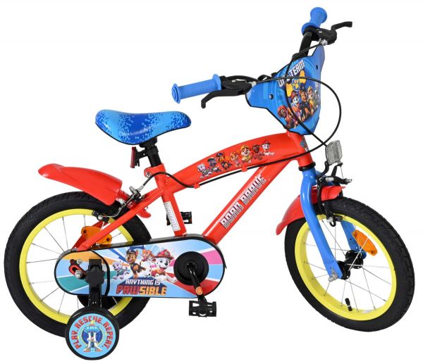 Paw Patrol Kinderfiets - Jongens - 14 inch - Twee handremmen