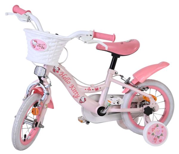 Hello Kitty Kinderfiets - Meisjes - 12 inch - Roze - Twee handremmen