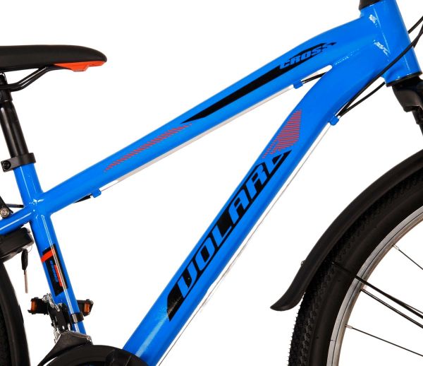 Volare Cross Kinderfiets - Jongens - 26 inch - Blauw - 21 versnellingen - Twee handremmen