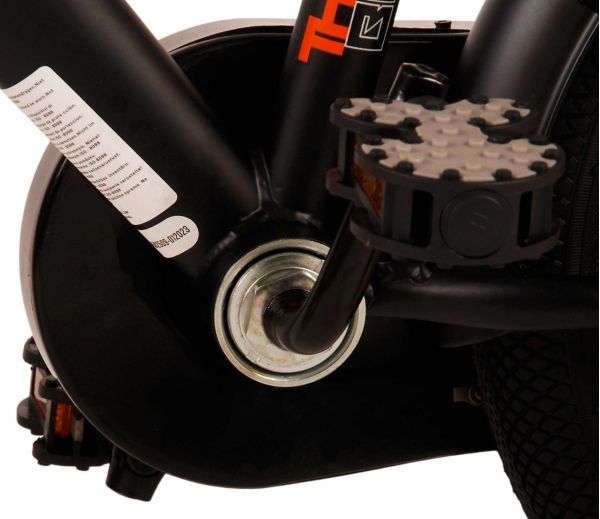 Volare Thombike Kinderfiets - Jongens - 14 inch - Zwart Oranje Volare Thombike Kinderfiets - Jongens - 14 inch - Zwart Oranje