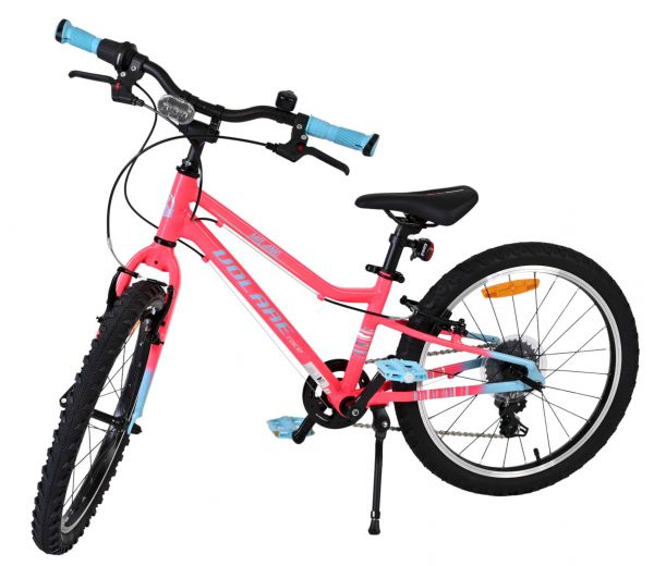 Volare Milano Kinderfiets - Meisjes - 20 inch - Roze - 6 Speed -  Twee handremmen